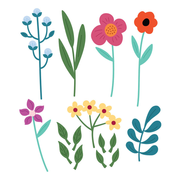 Crop & Create Add-On Friendship Florals Etched Dies