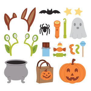 Classic Mouse Trick-or-Treat Accessories Etched Dies