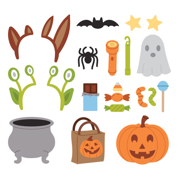 Classic Mouse Trick-or-Treat Accessories Etched Dies