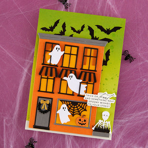 Halloween City Holiday Decorations Etched Dies by Yana Smakula