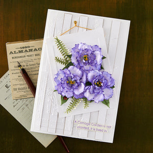 The Cottage Garden Sentiments Press + Foil Plate & Die Set by Susan Tierney-Cockburn
