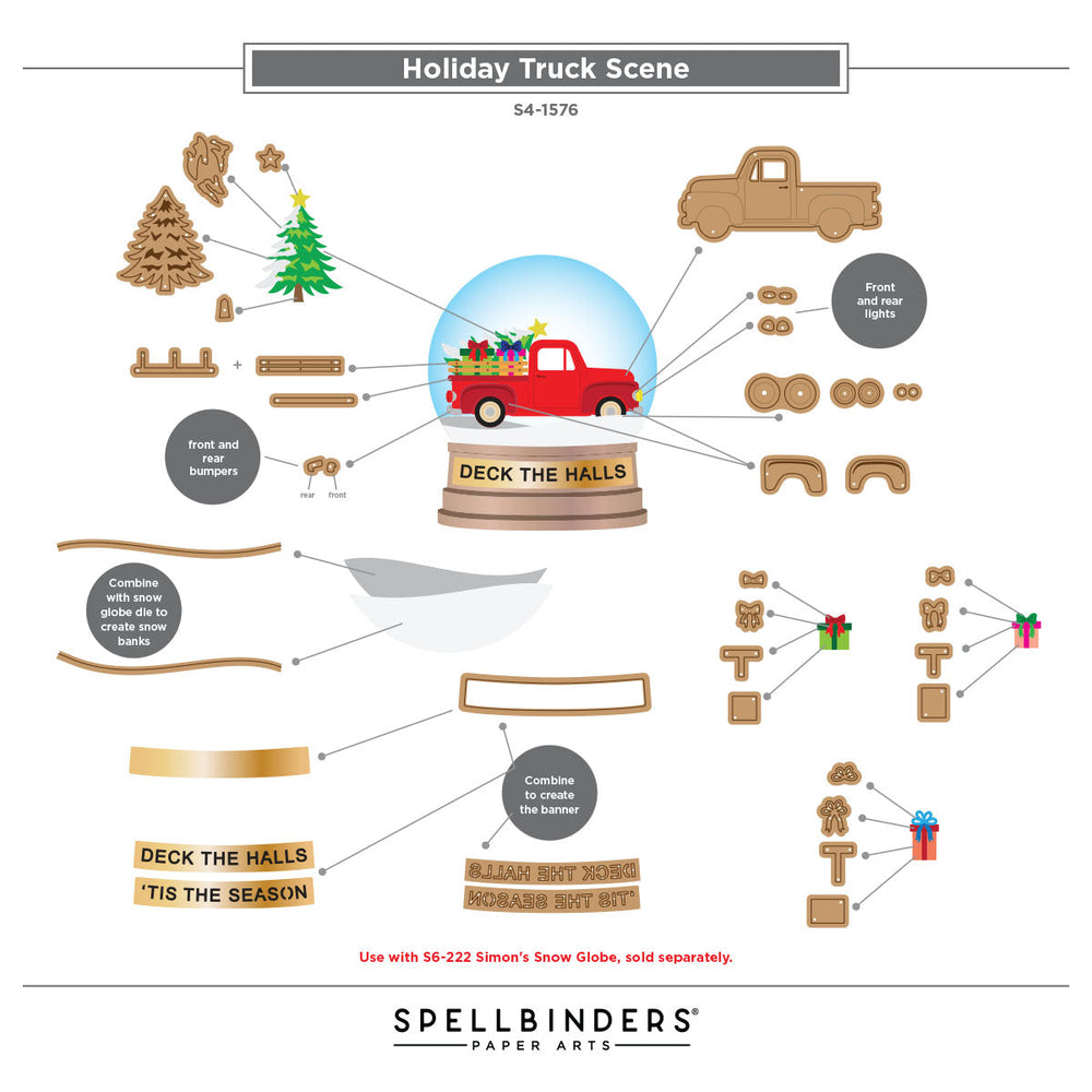 Snow Globe Scenes Die Bundle by Simon Hurley
