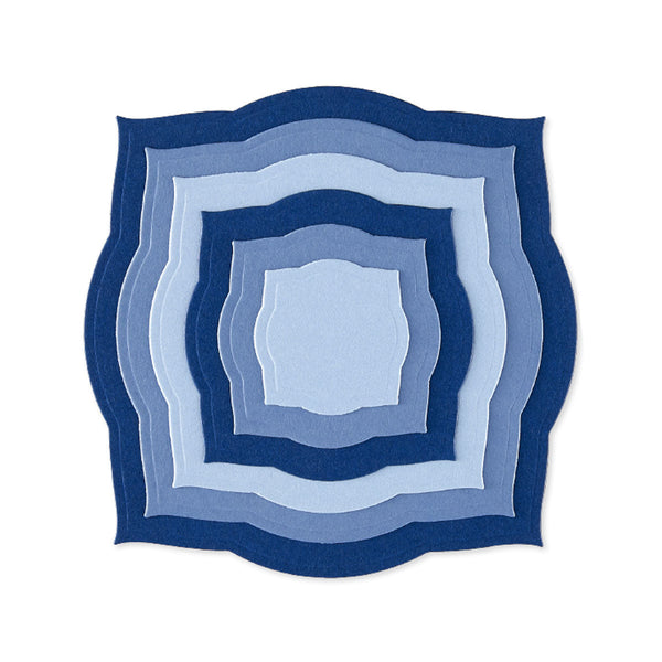 Scalloped Square Frames