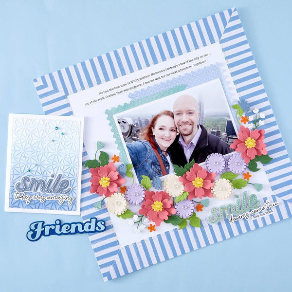 Friends Etched Dies from the Storytelling by Spellbinders Scrapbooking Collection