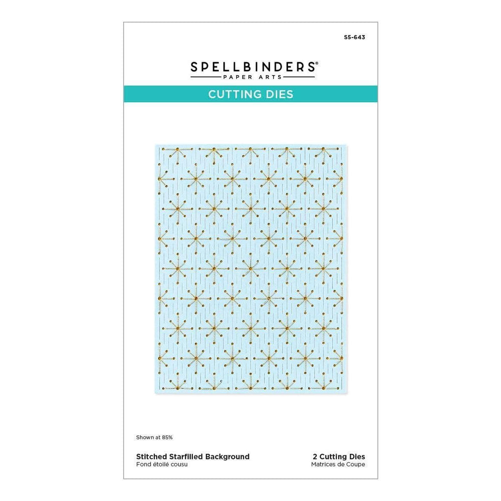 Stitched Starfilled Background Etched Dies from the Stitched Bright Collection