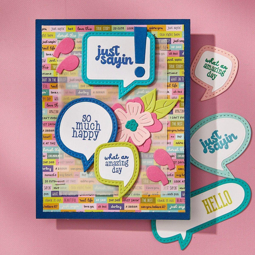 Just Sayin' 6" x 6" Printed Paper Pack from the Just Sayin' Collection by Kelly Bangs