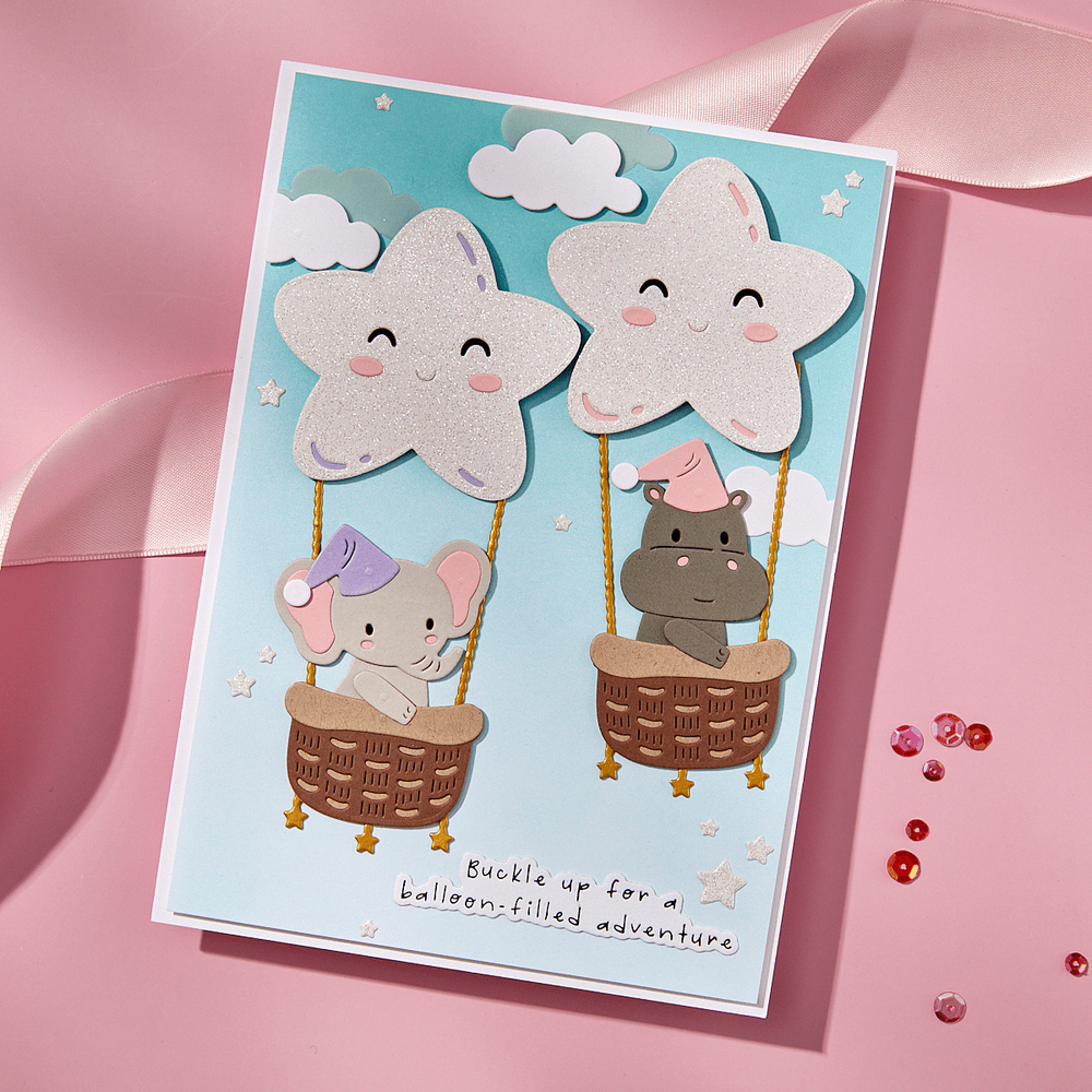Little Smiles Sentiments BetterPress Plate & Die Set