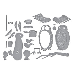 Rabbit & Owl Etched Dies by Simple Stories