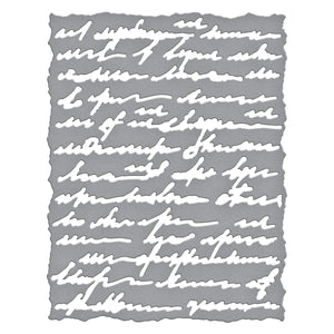 Deckled Edge Script Etched Dies