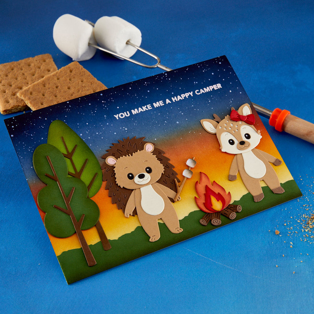Camp Days Etched Dies by Allison Frazier