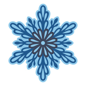 Layered Snowflakes Etched Dies by Lisa Horton