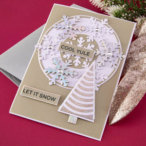 Snowflake Wreath Etched Dies by Lisa Horton
