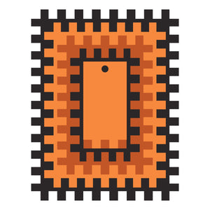 Color Block Accent Rectangles Etched Dies