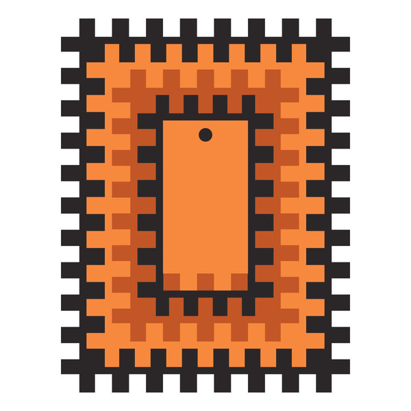 Color Block Accent Rectangles Etched Dies