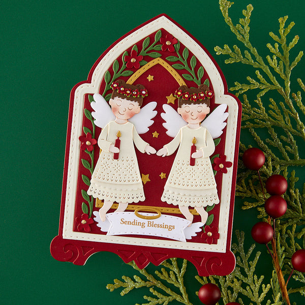 Blessing Angels Etched Dies by Bibi Cameron