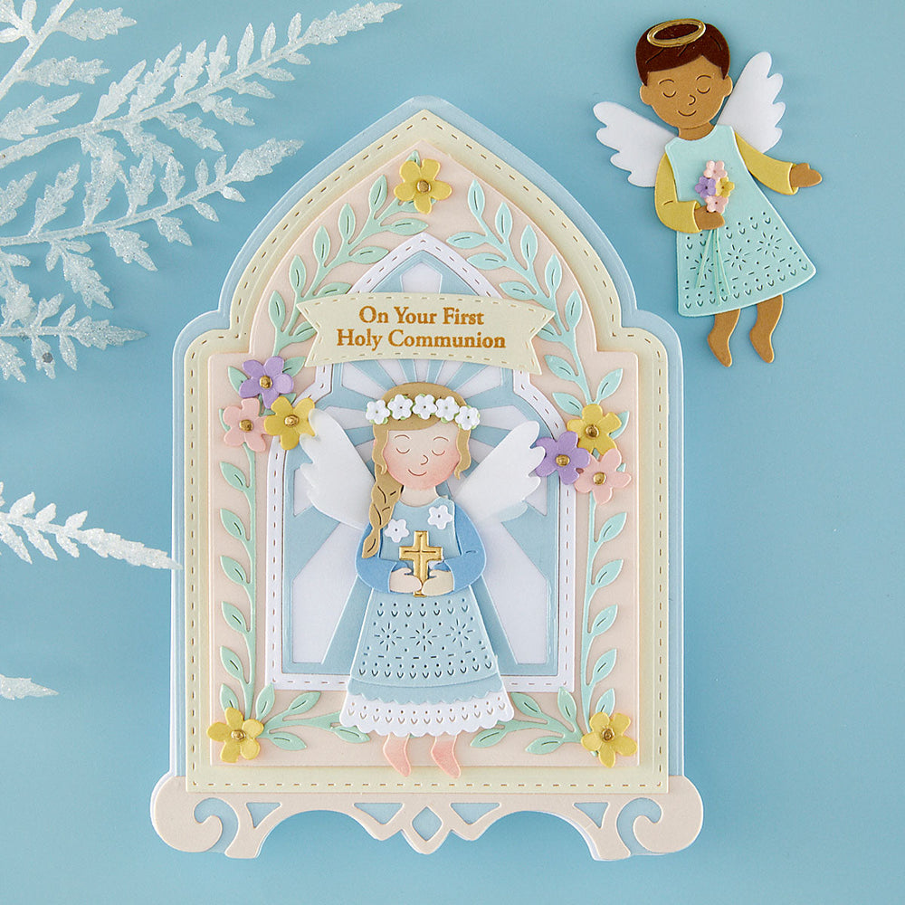 Blessing Angels Etched Dies by Bibi Cameron