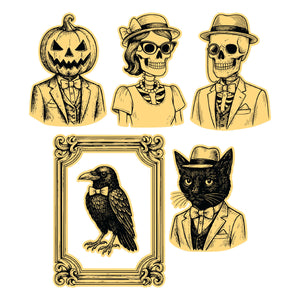 Framed Frights Etched Dies for Coordinating Stamp Set by Simon Hurley