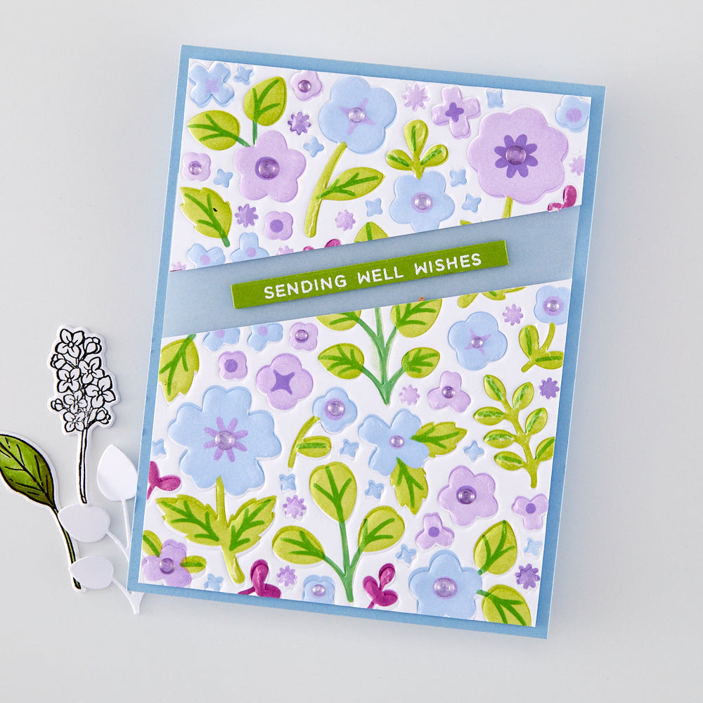 Meadow Blooms Cover Plate Die
