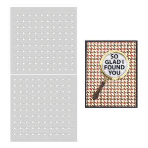 Houndstooth Layering Stencils from the Case Closed Collection