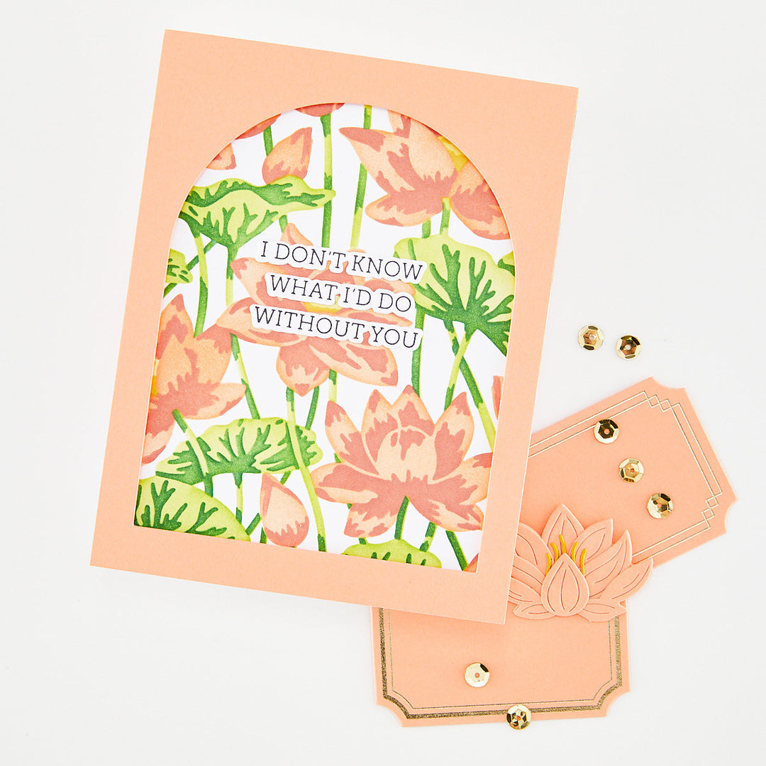 Lovely Labels Letterpress + Foil & Cut