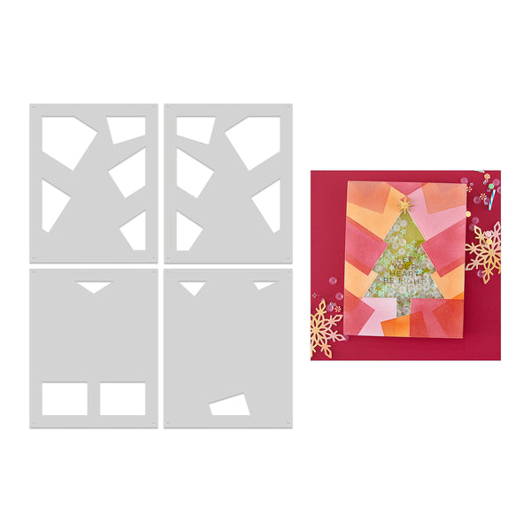 Color Layering Tree Stencils