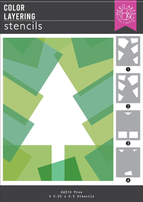 Very Merry Tree Die & Stencil Bundle