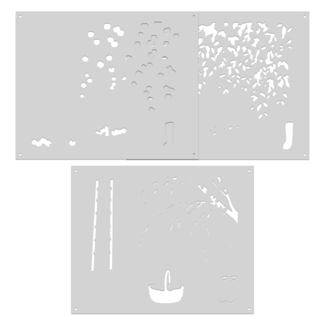 In The Orchard Color Layering Stencils