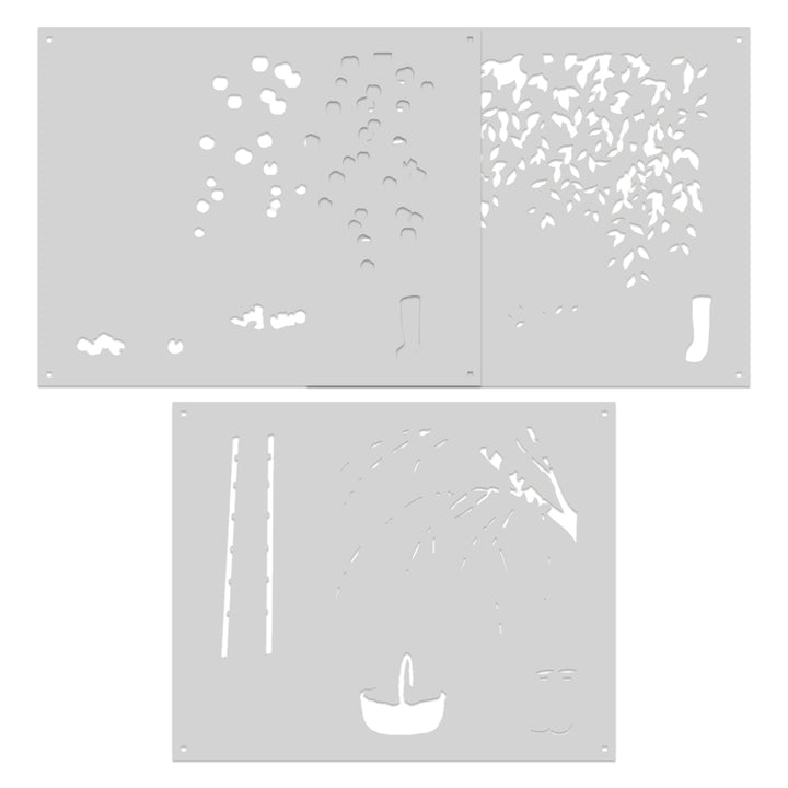 In The Orchard Color Layering Stencils