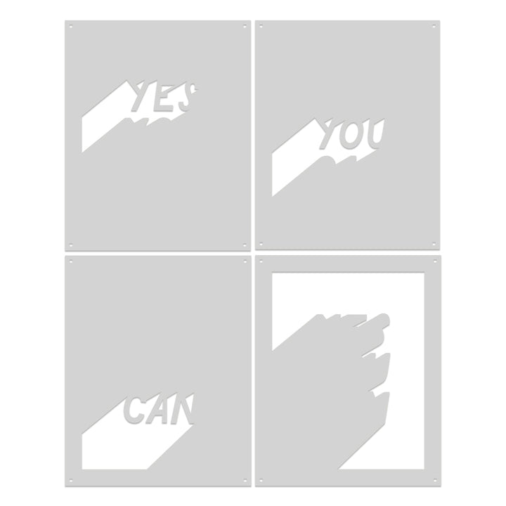 Yes You Can Layering Stencils