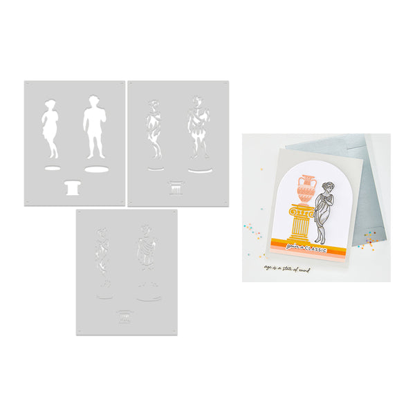 You're A Classic Layering Stencil Set