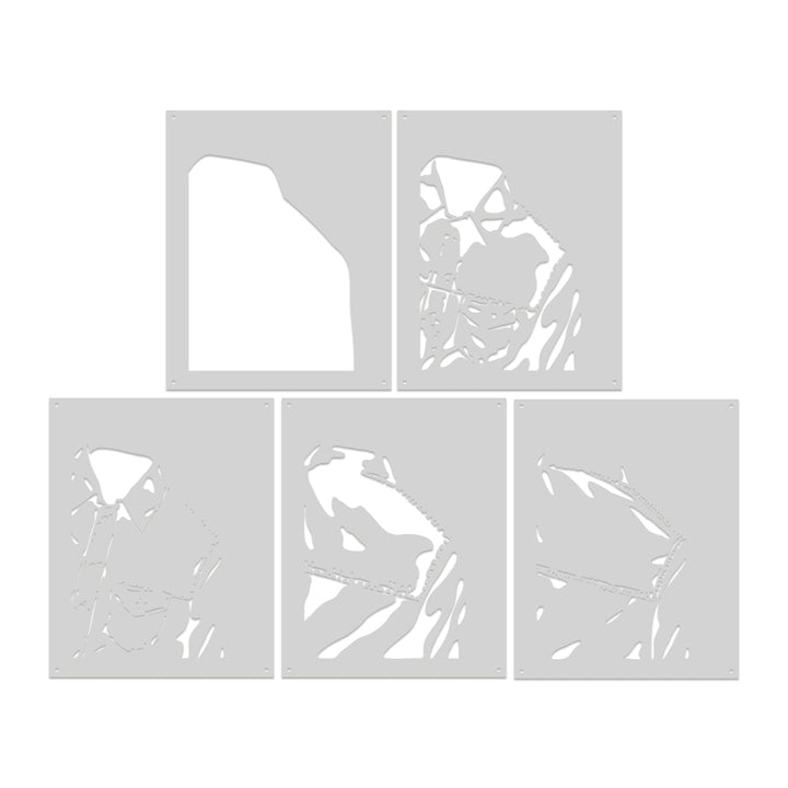 Jean Jacket Layering Stencil Set