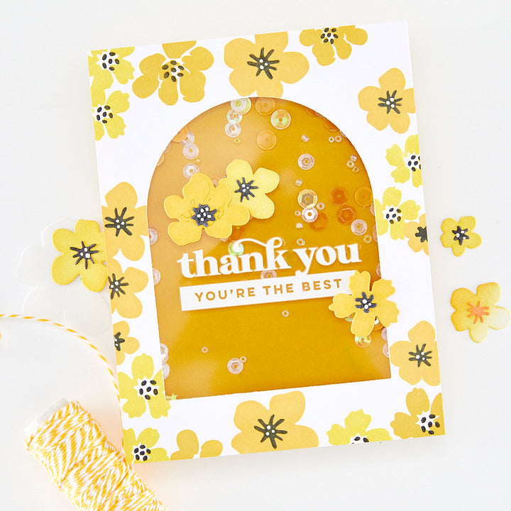 Floral Frame Die Set