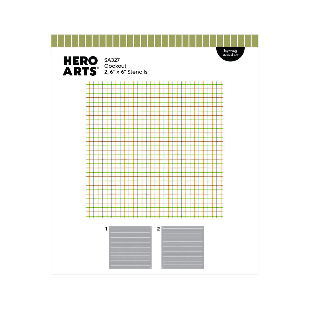 Cookout Layering Stencil Set
