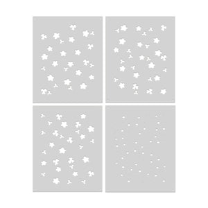 Flower Power Layering Stencil Set
