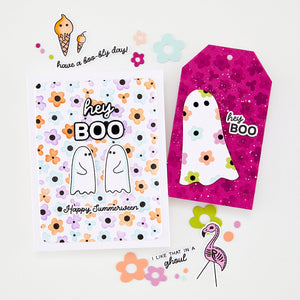 Beach Boos Stamp & Cut