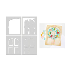 Front Door Layering Stencil Set