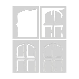 Front Door Layering Stencil Set