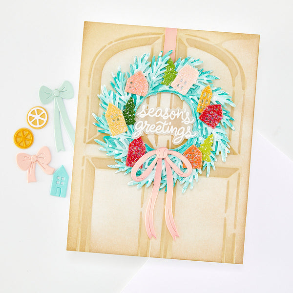 Winter Wreath Die Set