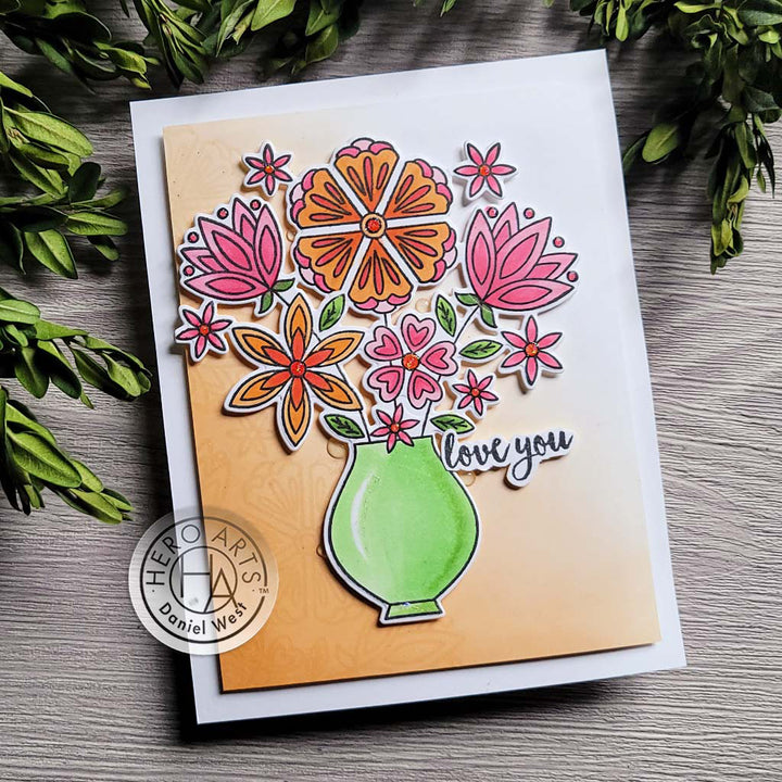 SB301 Flowers in Vase Bundle