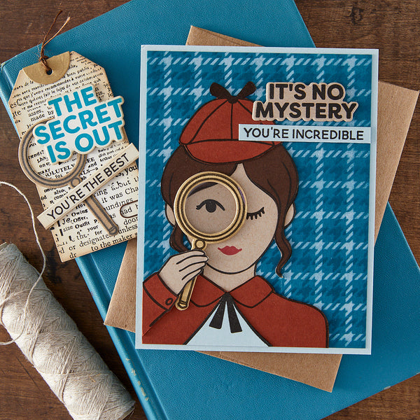 It's No Mystery Stamp & Cut Set from the Case Closed Collection