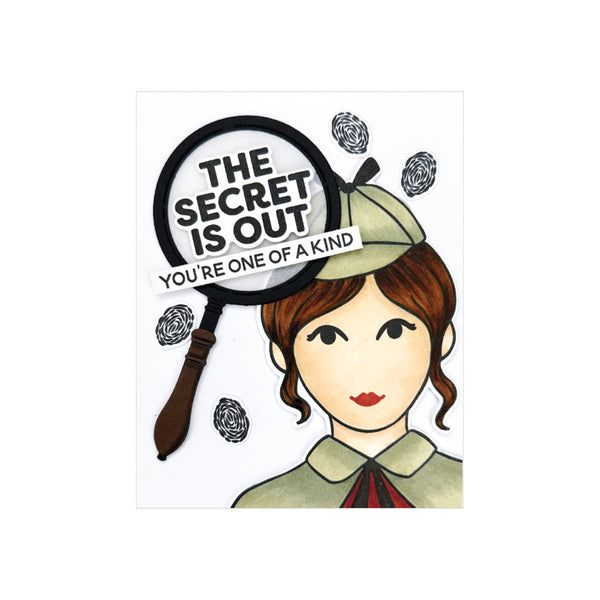 It's No Mystery Stamp & Cut Set from the Case Closed Collection