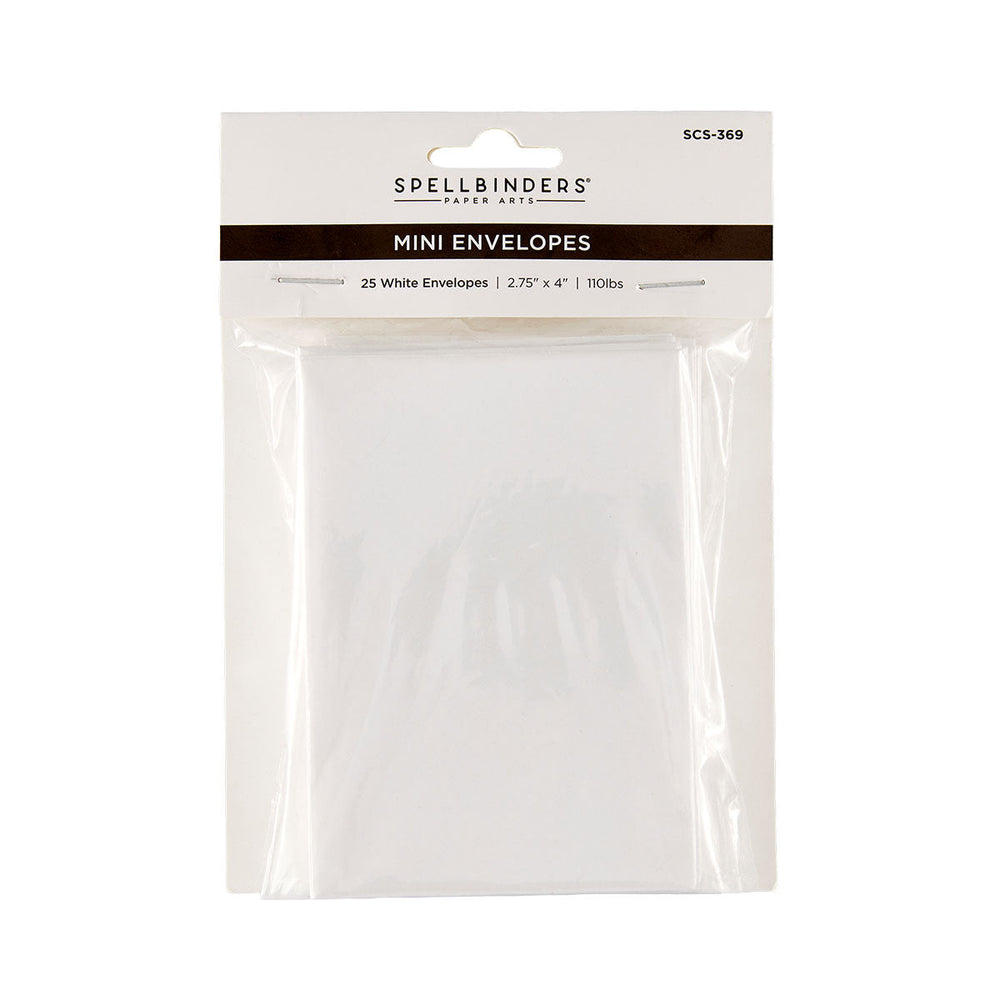 White Mini Envelopes - 25 Pack