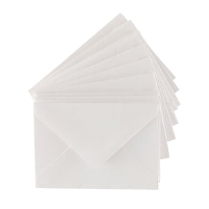 White Mini Envelopes - 25 Pack