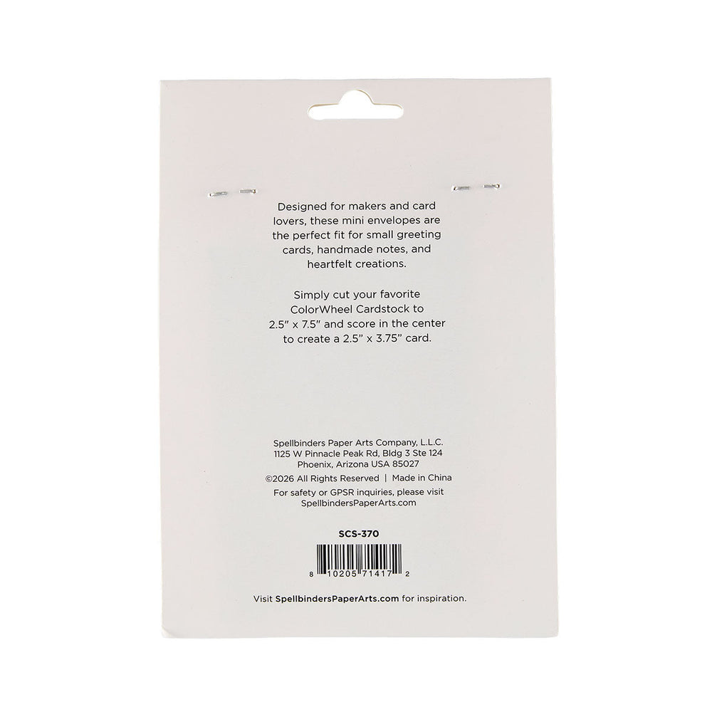 Kraft Mini Envelopes - 25 Pack