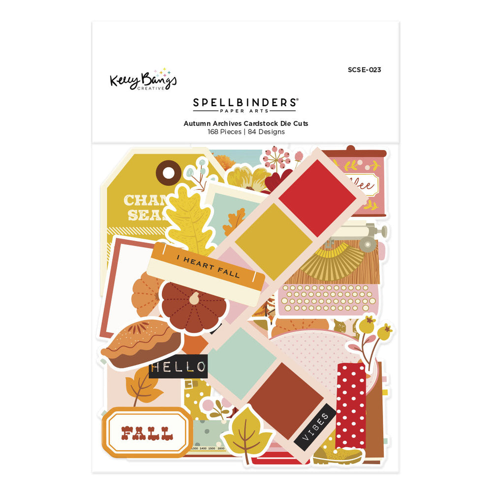 Autumn Archives Cardstock Die Cuts by Kelly Bangs