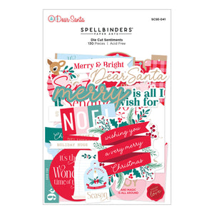 Dear Santa Die Cut Sentiments