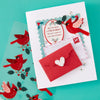 Dear Santa Festive Birds Dimensional Stickers