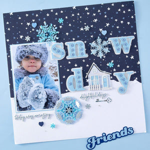 Friends Etched Dies from the Storytelling by Spellbinders Scrapbooking Collection