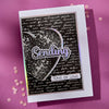 Sending Smiles Sentiments Clear Stamp & Die Set by Lisa Horton