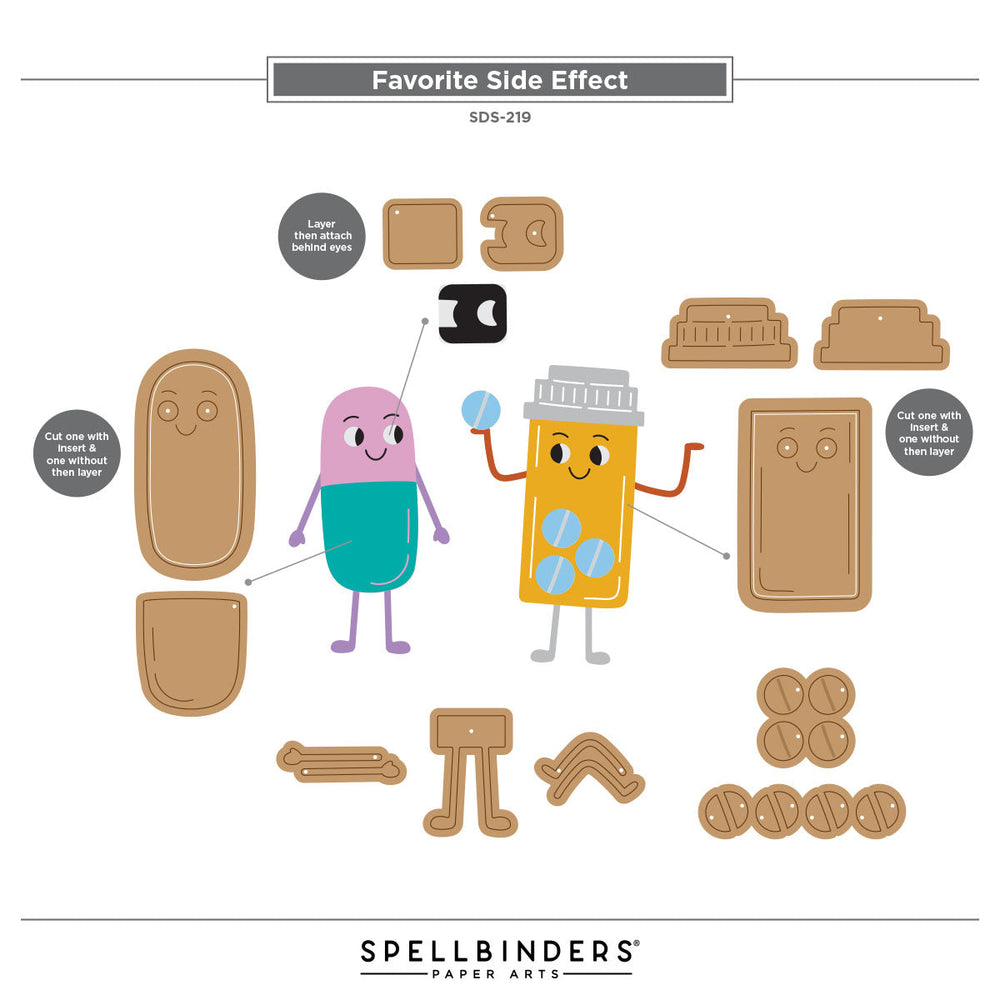 Favorite Side Effect Clear Stamp & Die Set